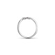 Shegrace elegantes 925 anillos de puño de plata esterlina JR78A-3