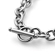 304 Stainless Steel Cable Chain Bracelets BJEW-G618-04P-3
