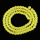 Chapelets de perles en verre transparente   GLAA-T032-T4mm-MD12-3