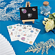 CRASPIRE 6 Sheets 3 Style Body Art Tattoos Stickers DIY-CP0007-38-5
