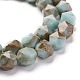 Synthetic Gold Line Turquoise Beads TURQ-F016-03C-04-3