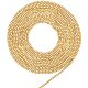 PandaHall Elite 5 Meter Brass Twist Chains Curb Chains Size 3x2mm Jewelry Making Chain Golden CHC-PH0001-08G-NF-1