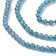Chapelets de perles en apatite naturelle X-G-F619-13A-3mm-3