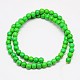 Chapelets de perles en turquoise synthétique TURQ-G106-4mm-02B-2