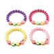 Bracelets extensibles en perles acryliques pour enfants BJEW-JB07784-1