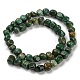 African brins jade perles naturelles G-F464-39-3