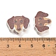 Bedruckte Holzperlen&nbsp;WOOD-D289-01E-3