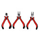 Set di strumenti per gioielli in acciaio al carbonio 45 #: pinza a punta tonda PT-R004-02-2