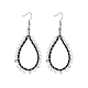 316 Surgical Stainless Steel Dangle Earrings EJEW-JE04070-03-2