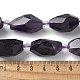 Natürlichen Amethyst Perlen Stränge&nbsp;G-H095-A01-01-4