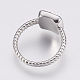 (vendita in fabbrica di feste di gioielli) anelli in resina druzy RJEW-F078C-P-3