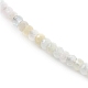 Colliers de perles de morganite naturelle rondelle NJEW-JN03404-01-2