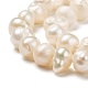 Perlas naturales abalorios de agua dulce cultivadas PEAR-D029-1-2
