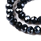 Chapelets de perles en verre électroplaqué&nbsp;EGLA-A034-P4mm-A29-4