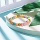 Bracelets extensibles pour enfants en perles de jade naturel BJEW-JB07789-01-2