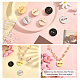 PandaHall Elite 8Pcs 4 Colors Mother's Day Ion Plating(IP) 304 Stainless Steel Pendants STAS-PH0003-95-6
