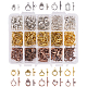 チベット風合金マンテル  混合図形  ミックスカラー  140x108x30mm PALLOY-PH0005-96-1