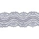弾性レーストリム  縫製装飾のためのレースリボン  グレー  55mm OCOR-WH0024-B05-3