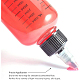 Benecreat 8 Packung 230 ml transparente Plastikflasche mit Drehverschluss und abgestufter Messung für Flüssigkeiten TOOL-BC0008-24-5