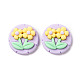 Opaque Resin Cabochons RESI-H140-08-2
