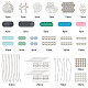 Наборы для изготовления подвесных серег sunnyclue diy DIY-SC0014-10S-2