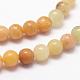 Natural Xiuyan Jade Beads Strands G-N0190-03-3mm-3