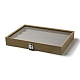 Cajas de presentación de pendientes de madera de 4 nivel. ODIS-M007-04-1