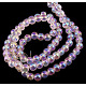 Chapelets de perles en verre GR6mm-29-YAB-2