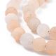 Chapelets de perles en aventurine rose naturel G-Q462-6mm-13-6