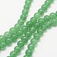 Fili di perle avventurina verde naturale G-P281-01-6mm-4