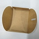 ミニハート型留め金封筒  キャメル  10.5x7cm DIY-WH0013-01-2