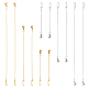 Dicosmetic 12 cadena de extensión de joyería de 3 tamaños FIND-DC0001-89-1