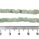 Natürlichen grünen Aventurin Perlen Stränge G-B064-A06-5