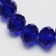 Handmade Imitate Austrian Crystal Faceted Rondelle Glass Beads X-G02YI0C2-1
