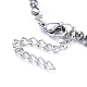 Electroplate Glass Beaded Necklaces NJEW-JN02793-02-3