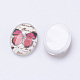 Tempered Glass Cabochons GGLA-R189-1-2