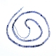 Brins de perles d'iolite / cordiérite / dichroite naturels G-G823-15-3mm-2