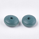 Painted Natural Wood Beads WOOD-T021-18E-2