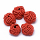 Polyester & Cotton Woven Beads WOVE-T004-12-1