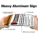 Panneaux d'avertissement en aluminium protégés contre les UV et étanches AJEW-WH0111-K23-4