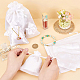 BENECREAT 38Pcs 3 Styles Satin Drawstring Bags White Gift Bags Storage Pouch Small Wedding Favor Bags for Candy Jewelry Organizer ABAG-BC0001-33-3