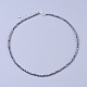 Terahertz Stone Beaded Necklaces NJEW-K114-C-A22-1