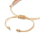 Bracelet fait main en perles de rocaille japonaises tressées BJEW-MZ00017-02-3