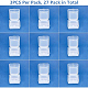 Benecreat 27 paquet rectangle de taille mixte mini récipients de stockage de perles en plastique transparent boîte avec couvercle pour articles CON-BC0003-01-3