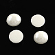 Cabujones de cristal opaco plisado perlado PORC-S801-7mm-23-1