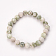 Natural Peace Jade Beaded Stretch Bracelets BJEW-Q692-29-12mm-1
