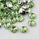 Botones redondos planos del diamante artificial de acrílico de Taiwán de 2-agujero BUTT-F015-10mm-34-1