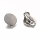 304 Stainless Steel Clip-on Earring Findings STAS-L259-001B-P-1
