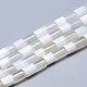 Natural Two Tone Agate Beads Strands X-G-T122-35G-1