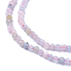 Chapelets de perles en morganite naturelle G-F619-08-2mm-3